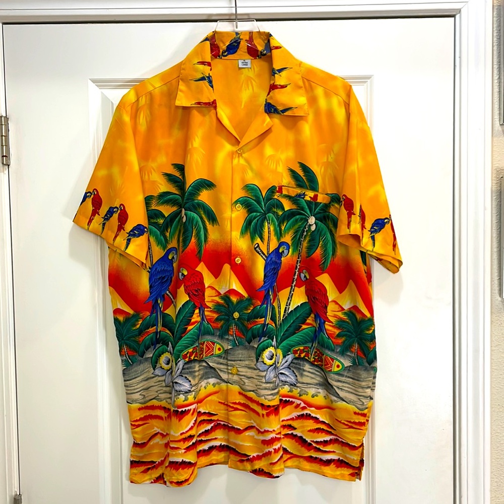 Mens Tropical Paradise Csasual Shirt